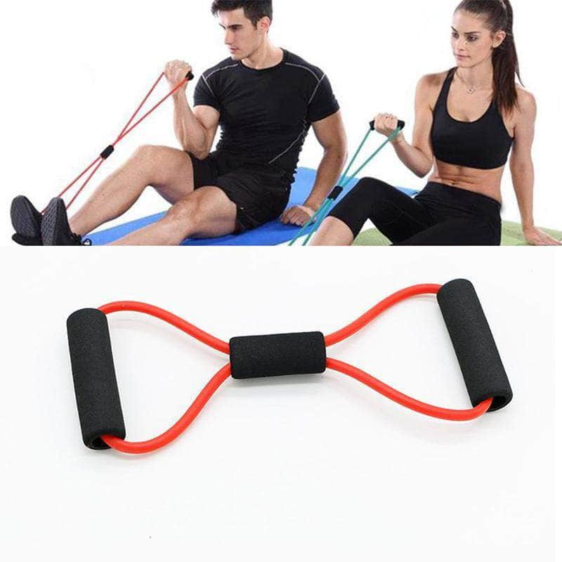 Beastics 8-Shaped Puller Rope Exercise & Yoga Fitness | Resistance Band for Muscle Training