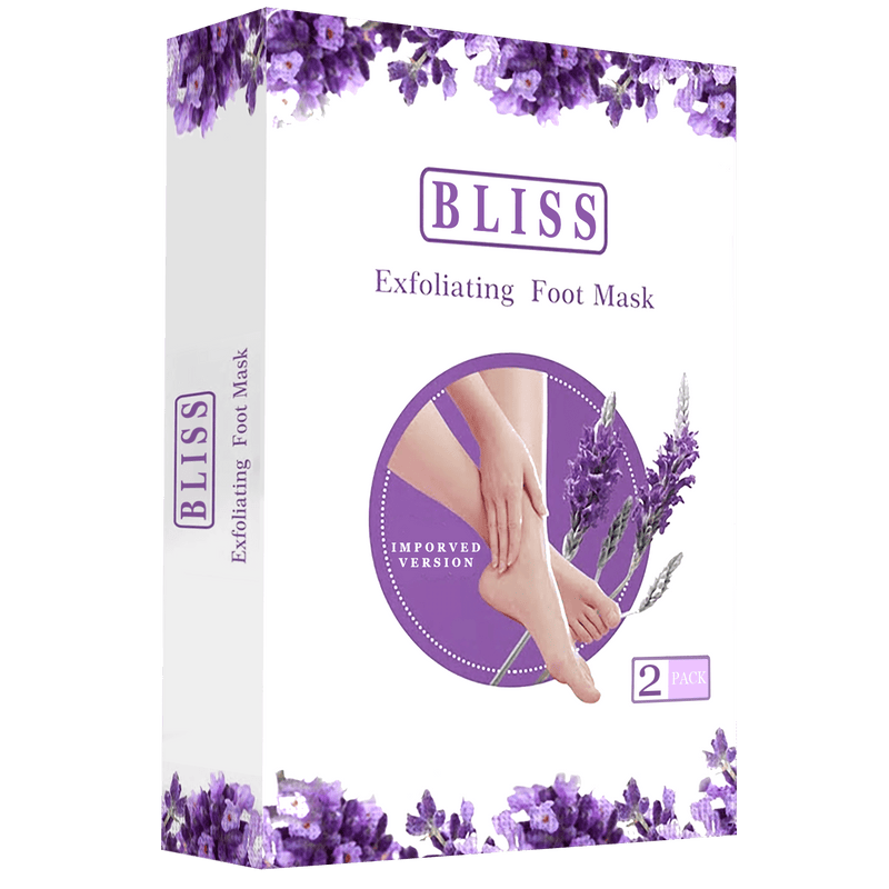 Bliss™ Foot Peel Masks | Exfoliating Callus Remover for Baby Soft Feet | 2 pairs (4 masks)