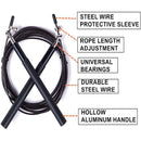 BodyCircuit Crossfit Jump Rope | Adjustable and Tangle-Free with Metal Handle and Cable