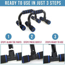 BodyCircuit Push-Up Bar Handles | Non-Slip, Sturdy and Detachable