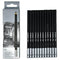 Colari 12pcs/pack Black Artist Charcoal Pencils | Soft, Medium, and Hard