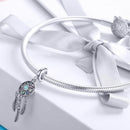 Lacic Authentic 925 Sterling Silver Dream Catcher Charms Compatible w/ Pandora Bracelets & Necklaces