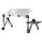 OFC Adjustable Laptop Desk | Portable Aluminum Lapdesk Tray - Ooala