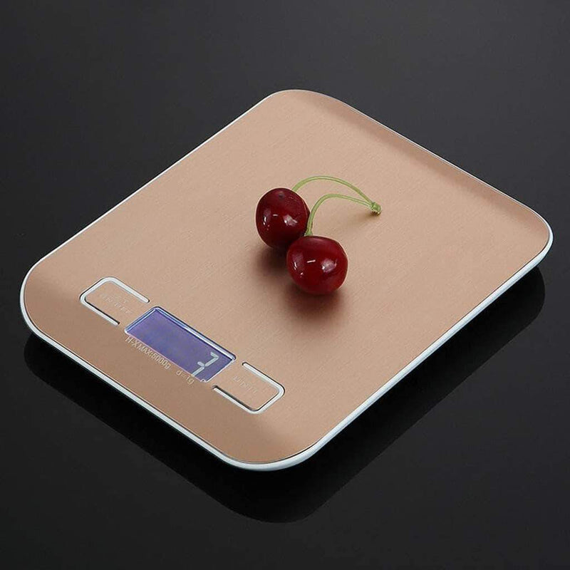 SassyChai 5kg Stainless Steel Digital Weighing Kitchen Scale | Grams and Oz for Baking and Cooking - Ooala